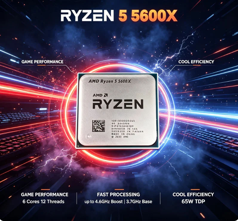 Amd Cpu Ryzen 5 - AMD Ryzen 5 5600X Processor Used