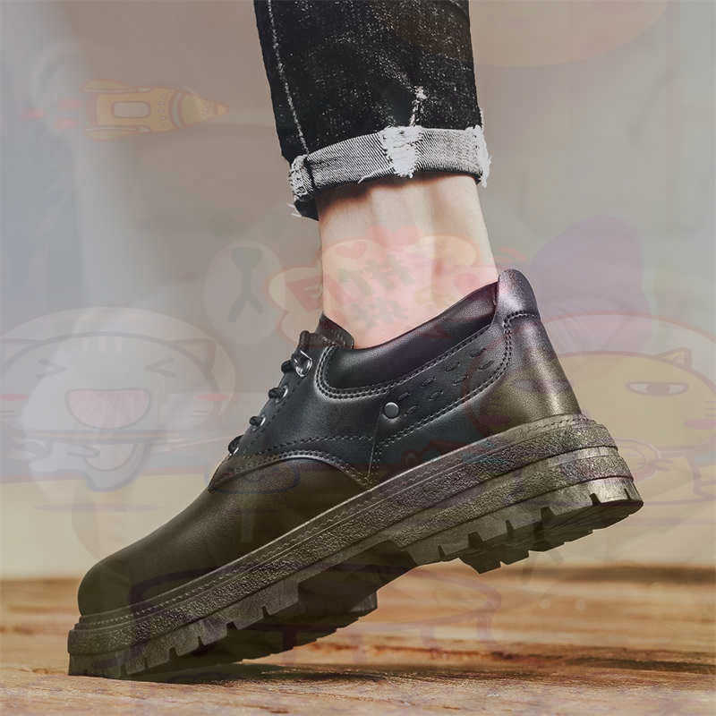 Tech Accessories Gifts For Men - Dark Natural Leather Fashion Trainers Tennis