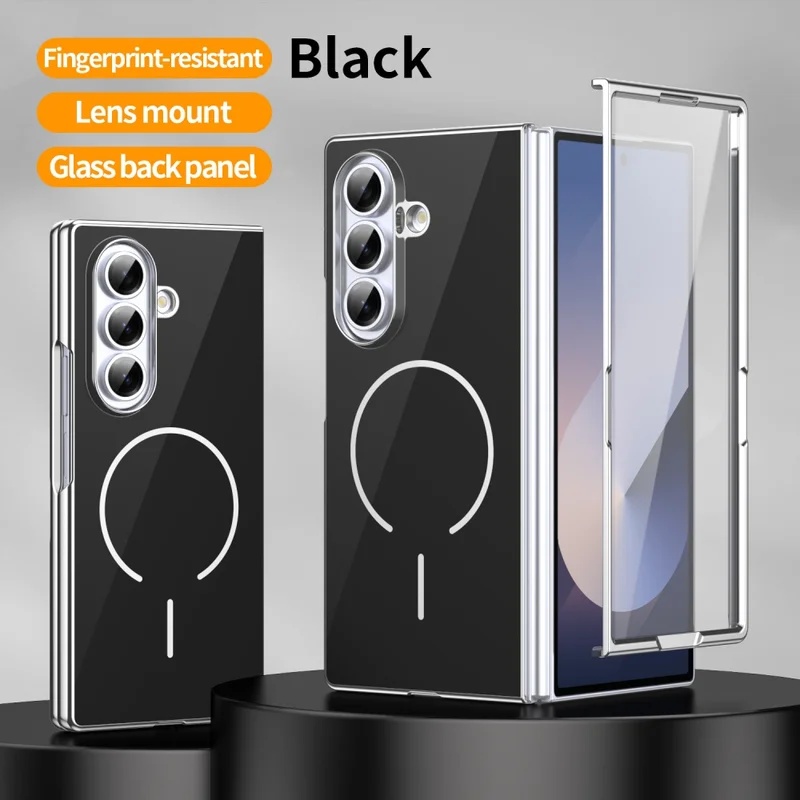 Tech Protect Accessories - Glass Magnetic Folding Phone Case for