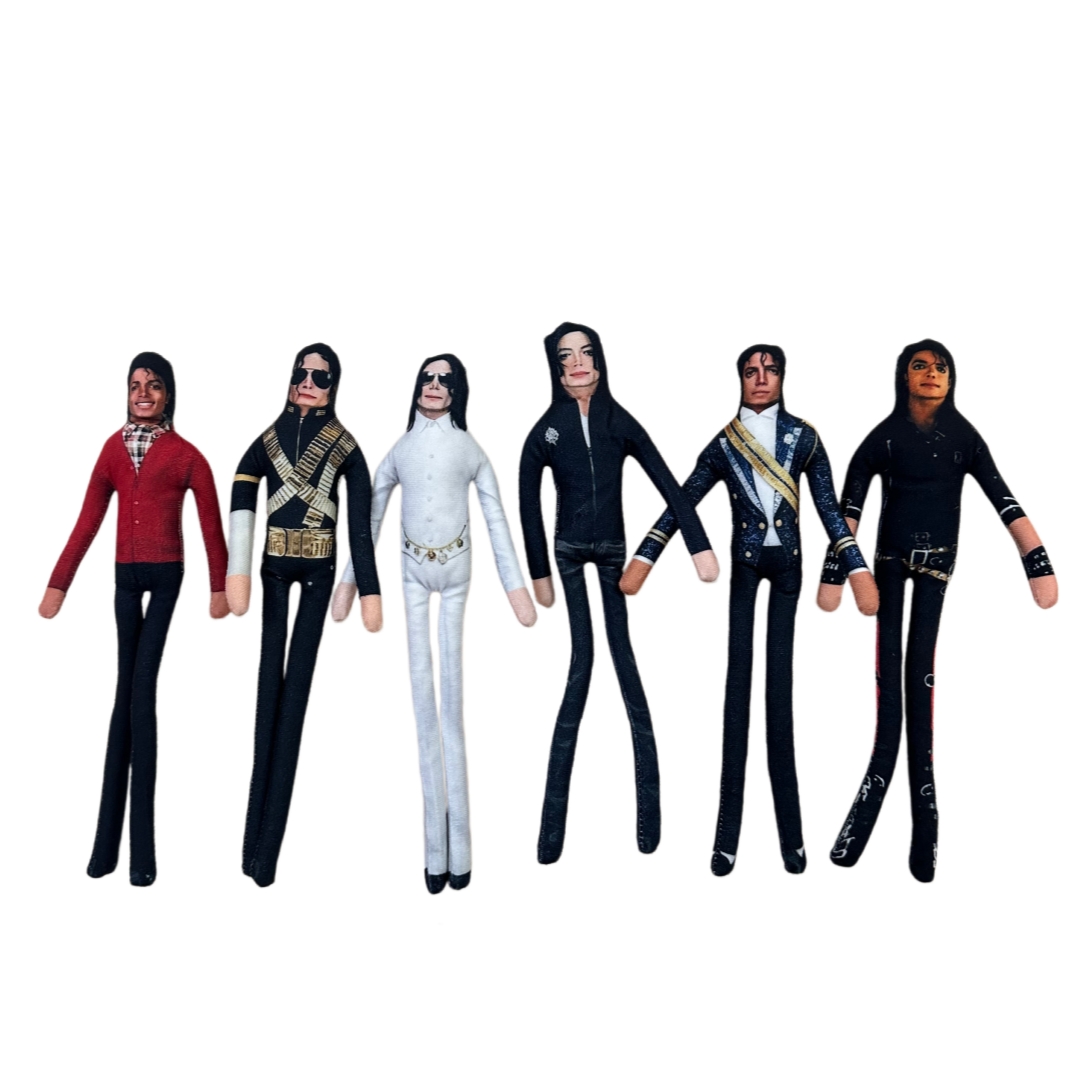 Tech Home Accessories - 1-6pcs Michael Jackson Cosplay Prop Doll