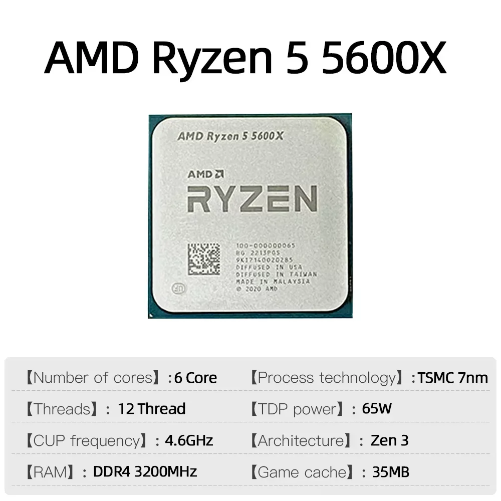AMD Ryzen 5 5600X Processor Us - Amd Cpu Ryzen 5 评论和价格