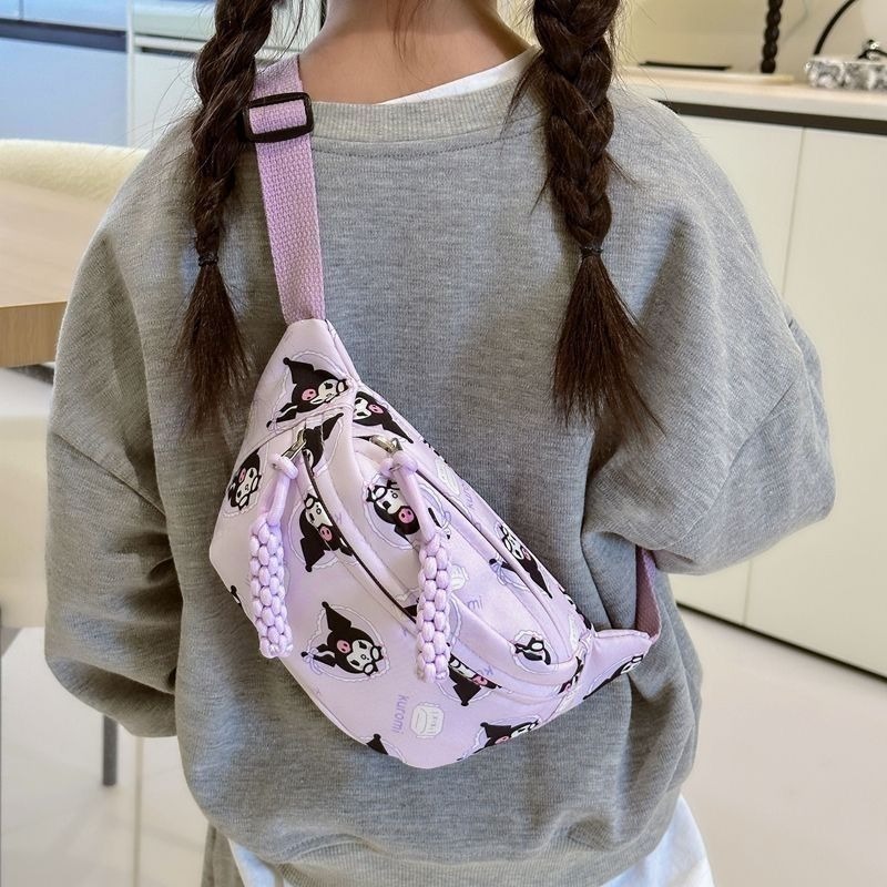Cute Kuromi Print Shoulder Cro - Kawaii Tech Accessories 评论和价格