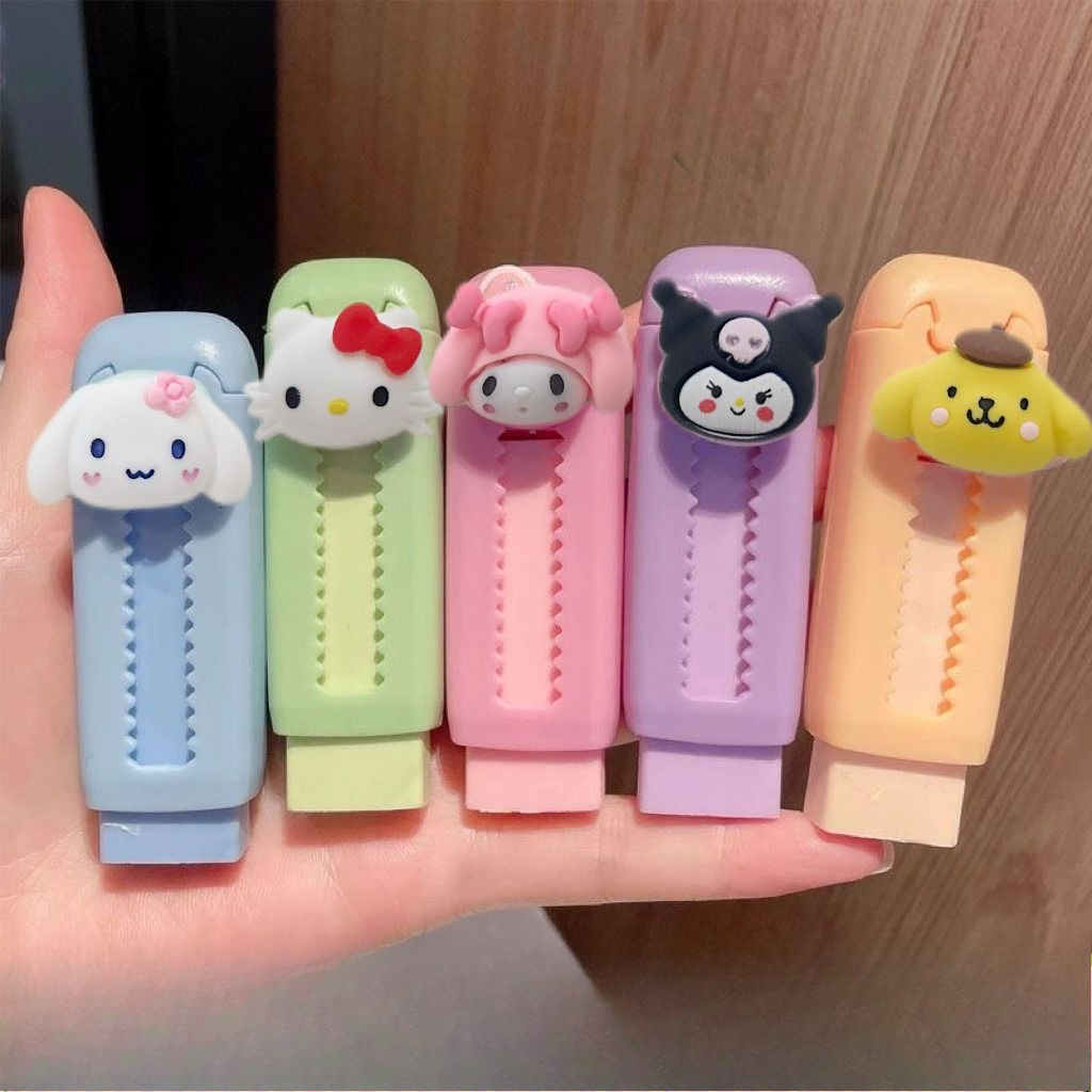 Cartoon Retractable Eraser Kaw - Kawaii Tech Accessories 评论和价格