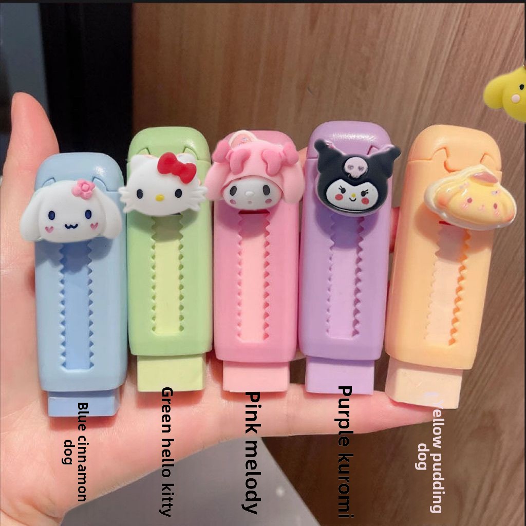 Cartoon Retractable Eraser Kaw - Kawaii Tech Accessories 评论和价格