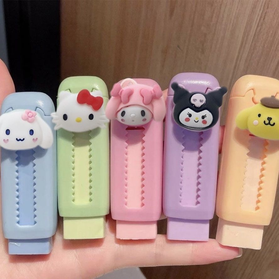 Cartoon Retractable Eraser Kaw - Kawaii Tech Accessories 评论和价格