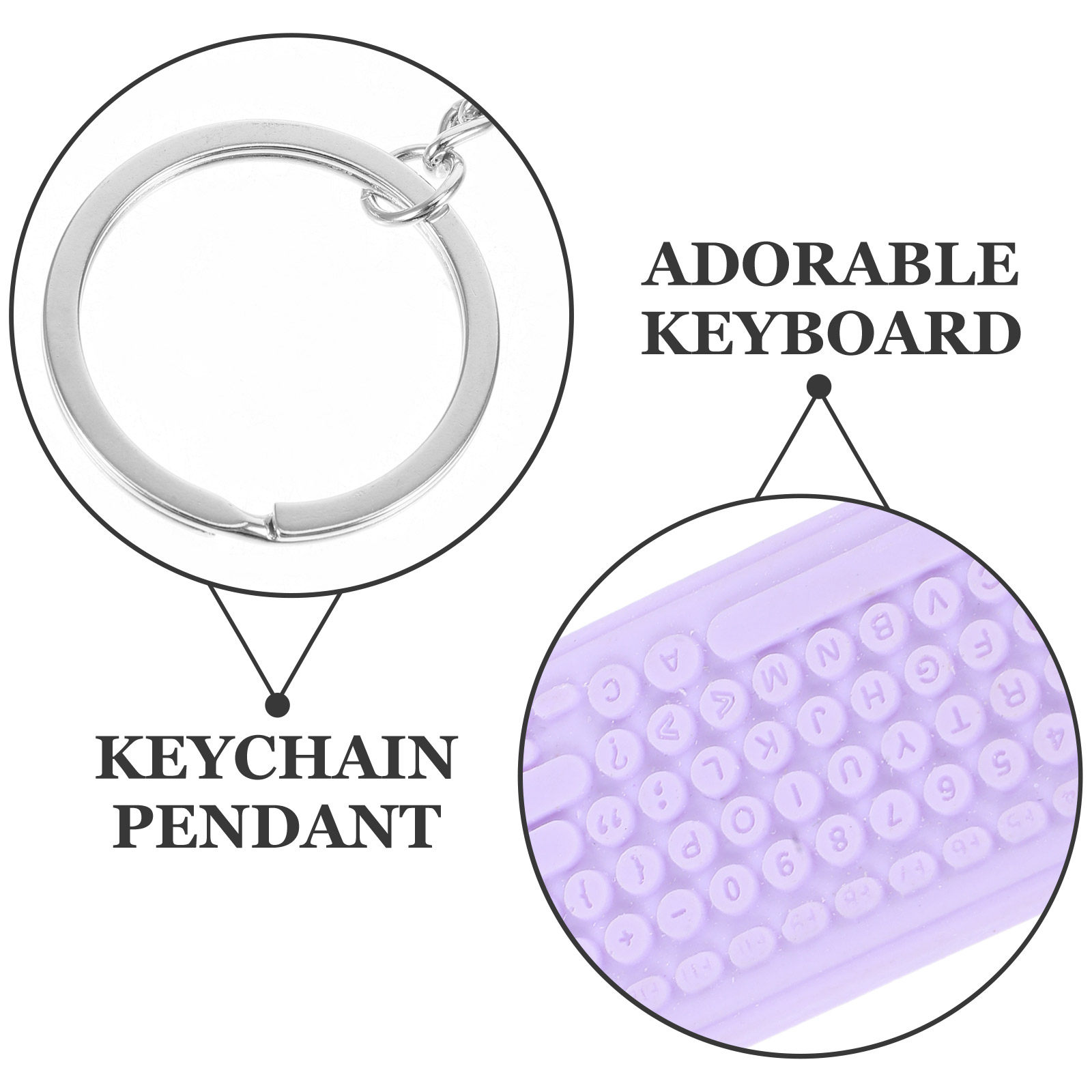 Mini Keyboard and Mouse Keycha - Tech Accessories Backpack 评论和价格