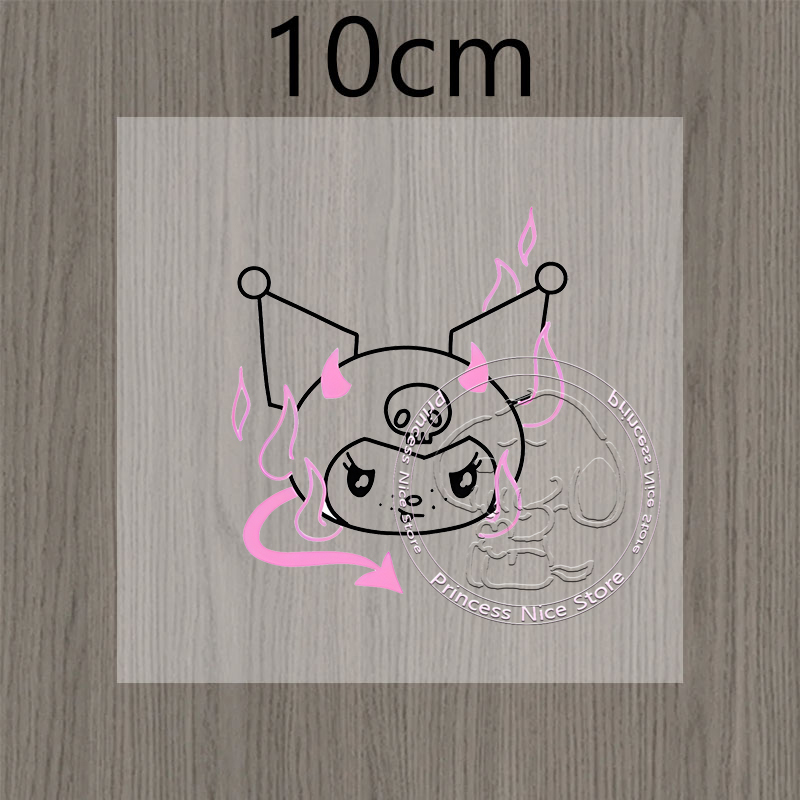 Kawaii Lines Kuromi Sticker Ca - Kawaii Tech Accessories 评论和价格