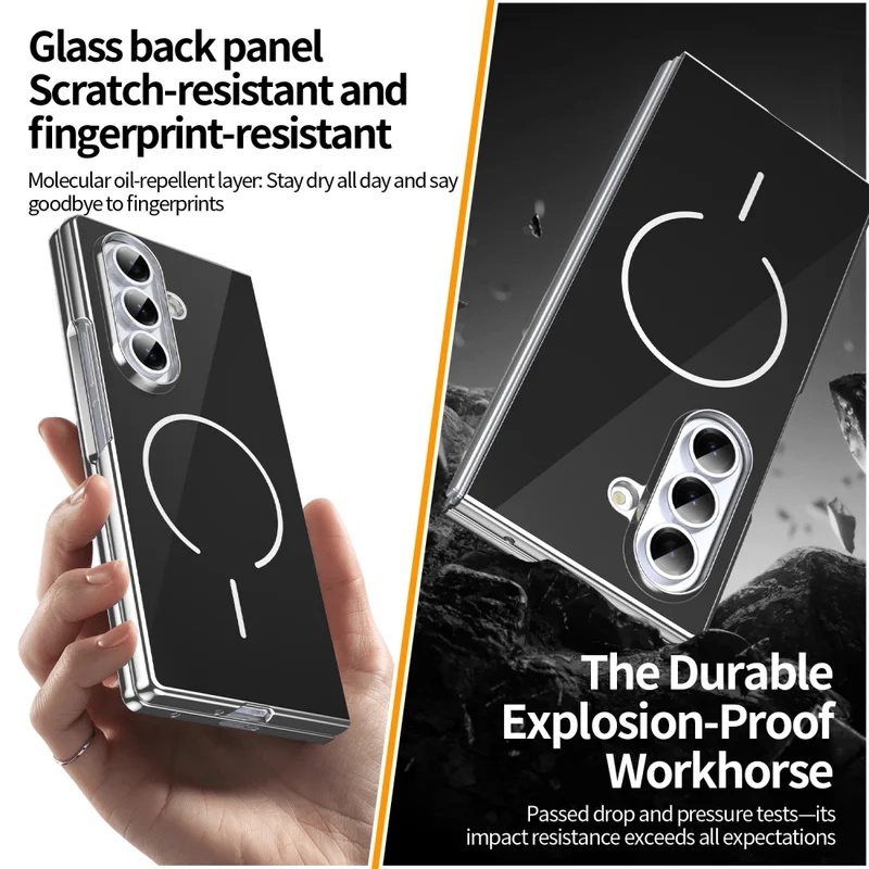 Glass Magnetic Folding Phone C - Tech Protect Accessories 评论和价格