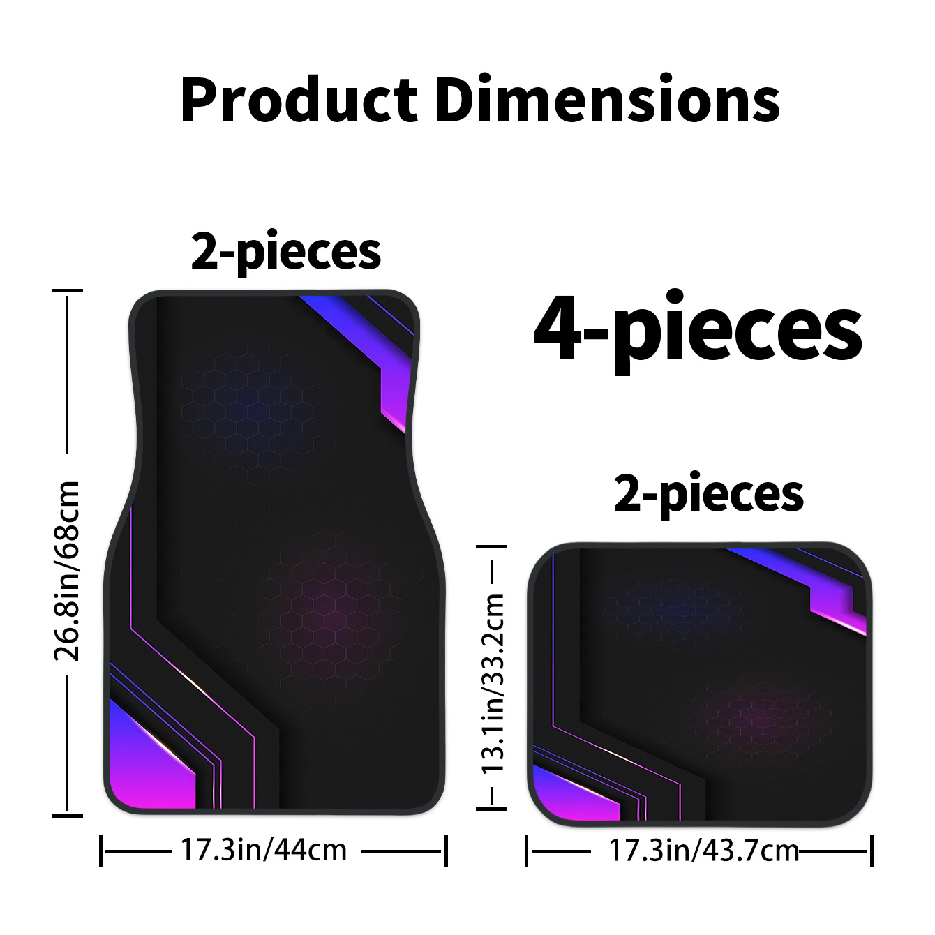 4pcs 2D High-Tech Geometric Pa - Tech Protect Accessories 评论和价格