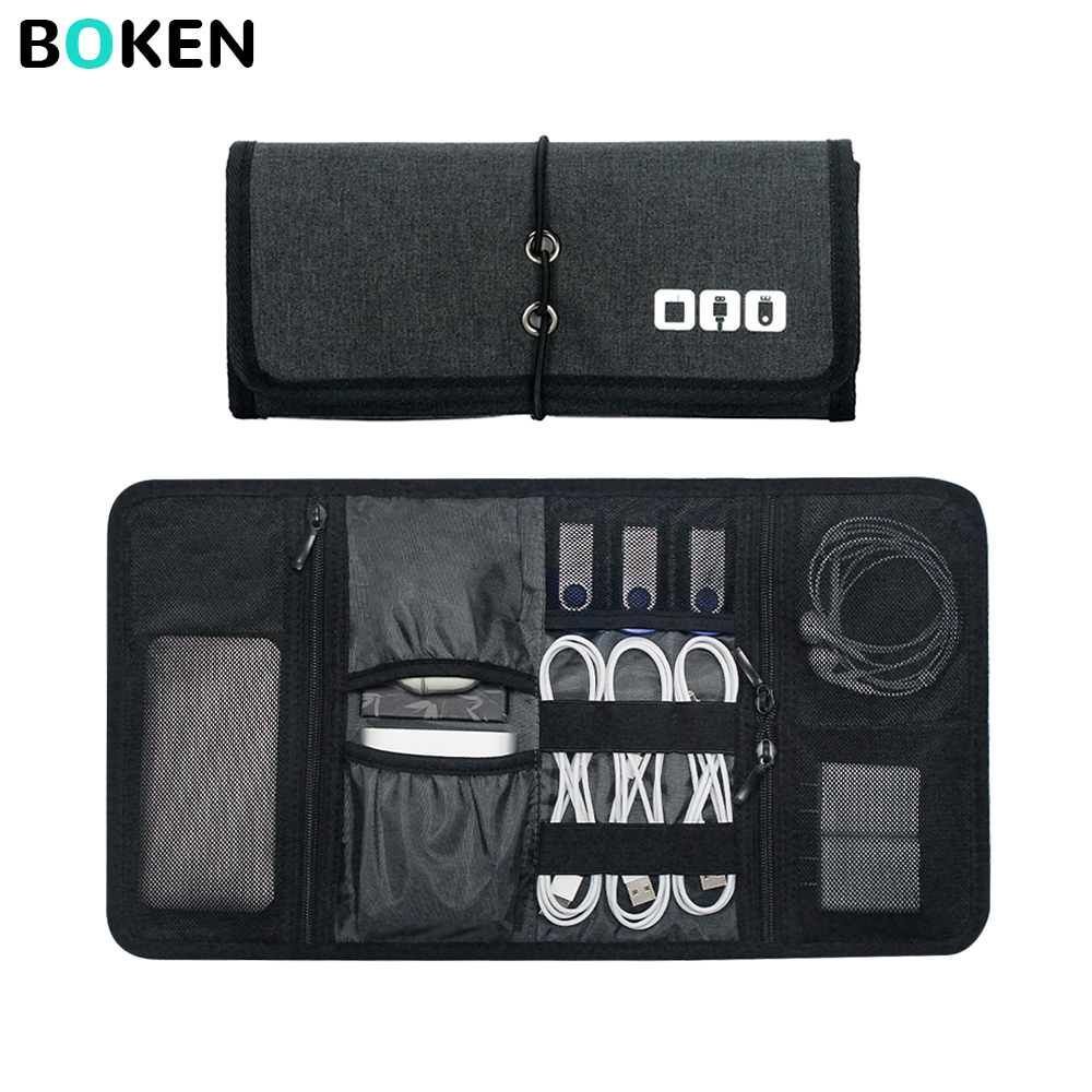 Tech Organizer Bag Cable Stora - Tech Office Accessories 评论和价格