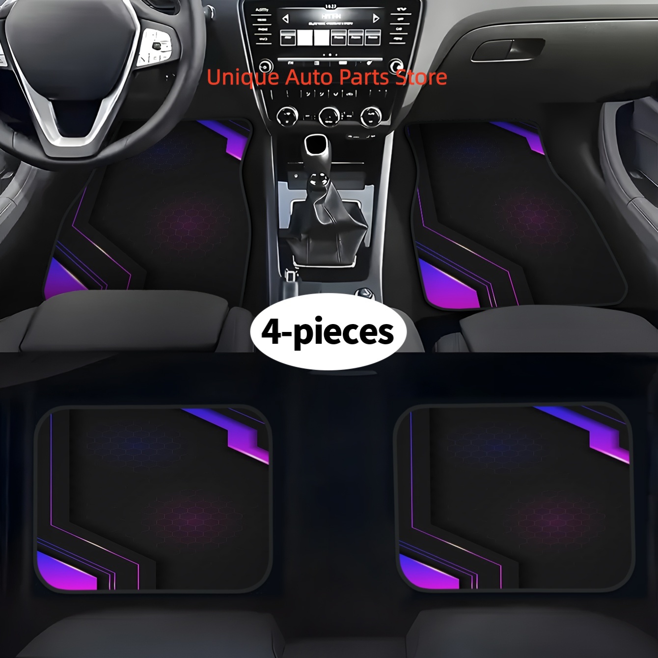 4pcs 2D High-Tech Geometric Pa - Tech Protect Accessories 评论和价格
